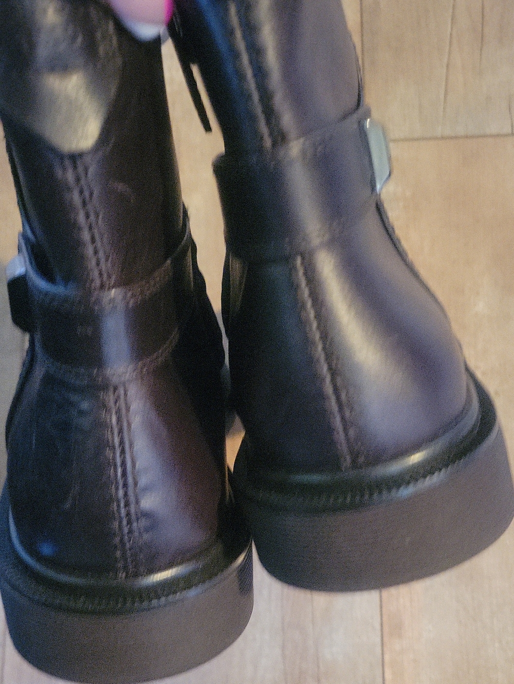 Franco Santo Brown Leather Ankle Boots - Picture 7 of 10
